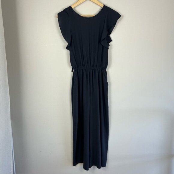 Aritzia Wilfred Fleurette Grey Wide Leg Jumpsuit sz XS - Picture 8 of 8